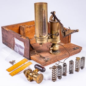 Steam Engine Indicator by Elliott Bros