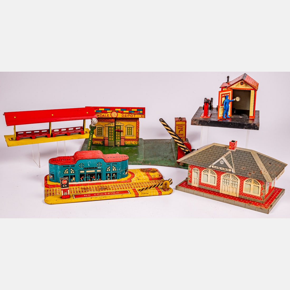 Model Train Railroad Station Structures (1 of 8)