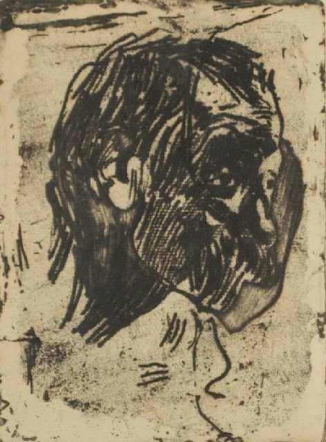 Käthe Kollwitz (1867-1945) Untitled, Lithograph,: Käthe Kollwitz (1867-1945) Untitled, Lithograph, Signed lower right. Numbered 33/50. Height: 7 Width: 5