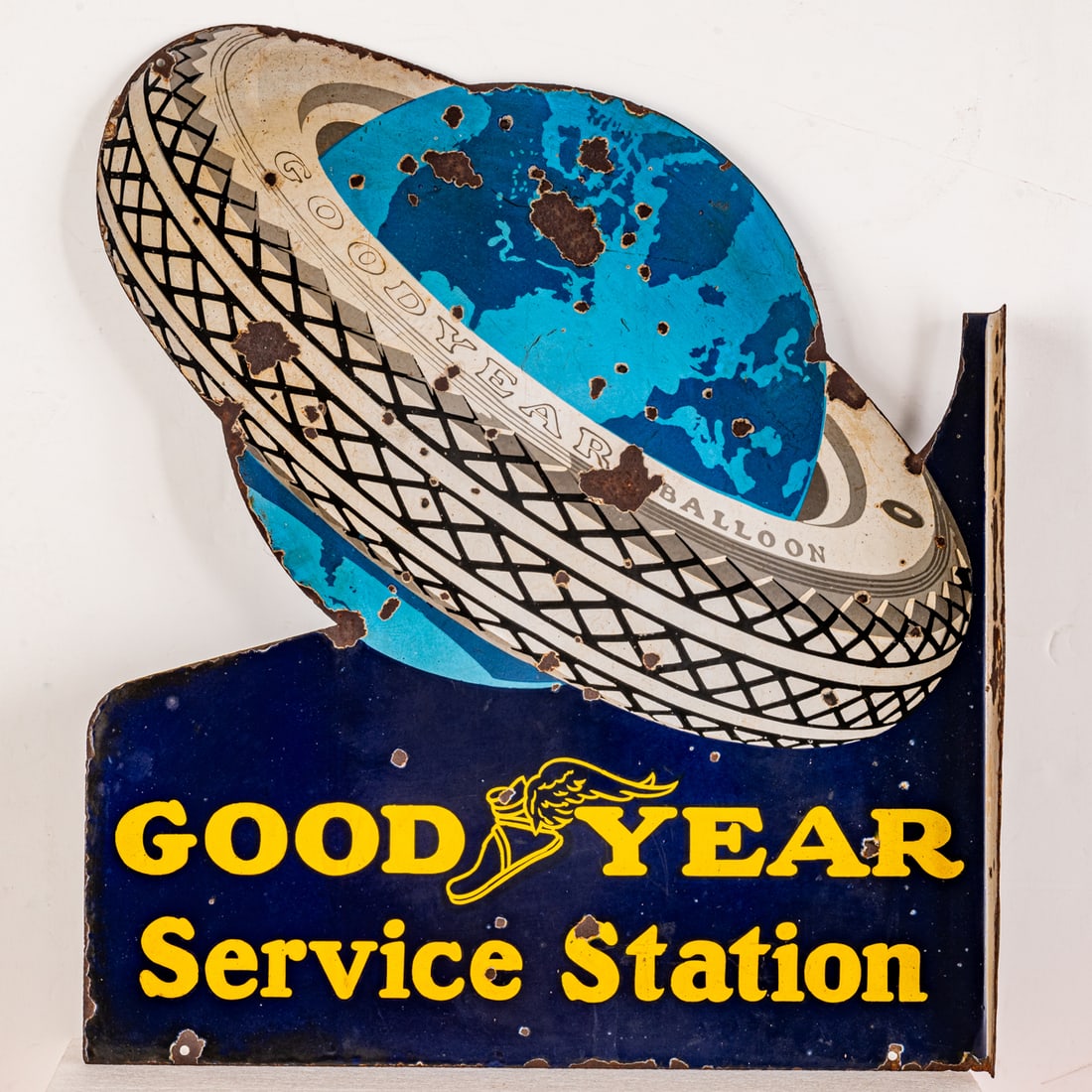 Goodyear Porcelain Flange Sign, (1 of 8)