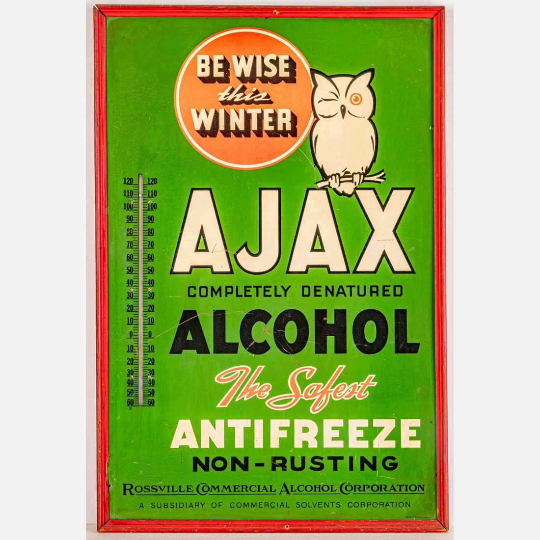 AJAX Antifreeze Sign (1 of 7)