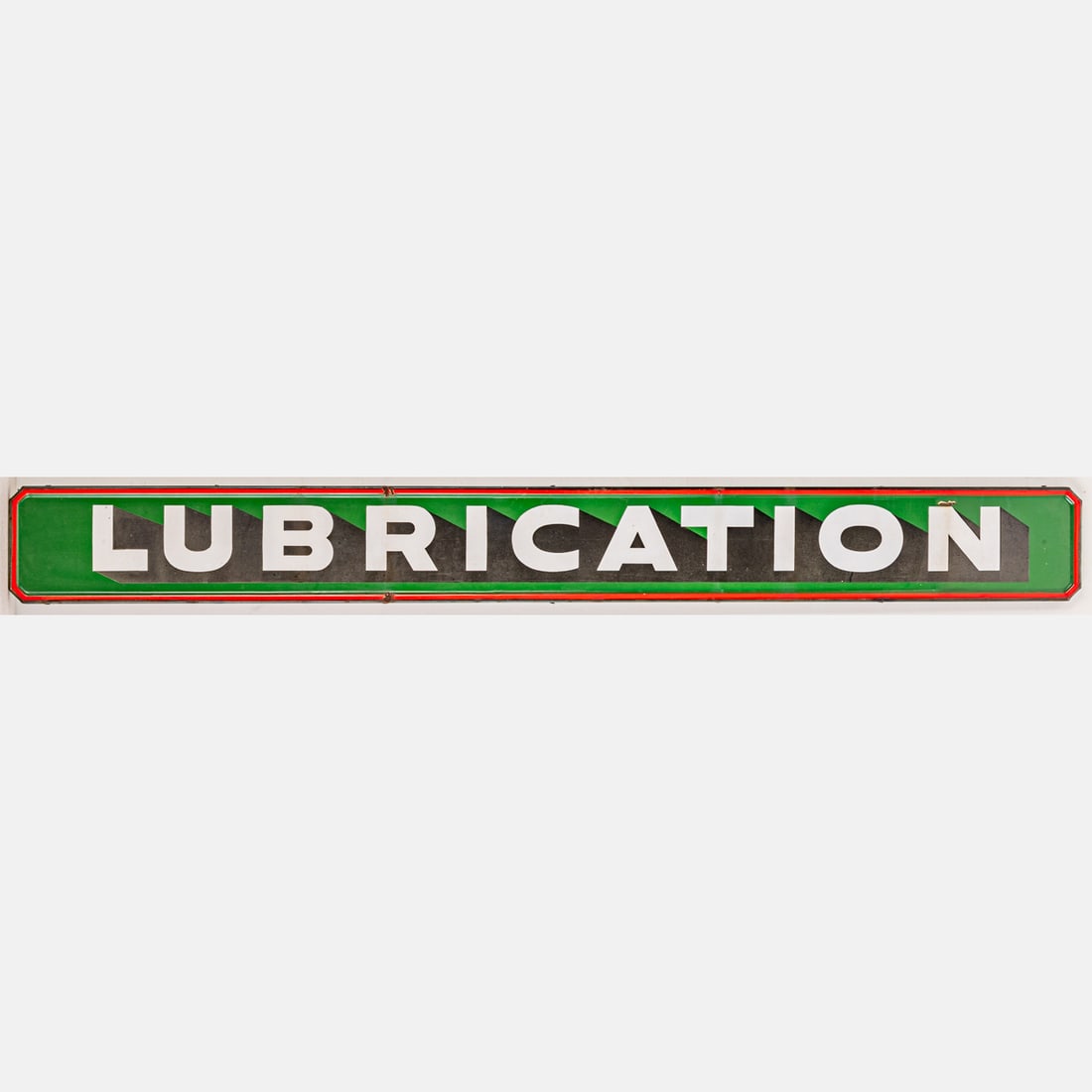 Sinclair Lubrication Porcelain Enamel Sign