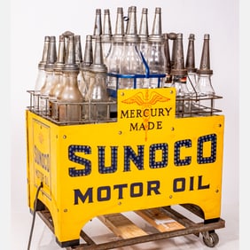 Sunoco Oil Lighted Point-of-Sale Display