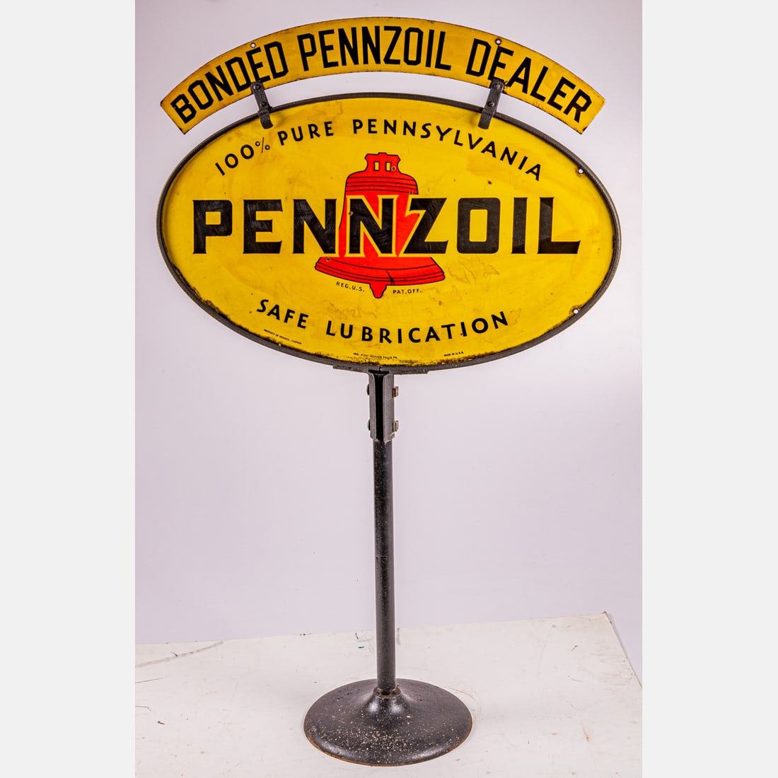 Bonded Pennzoil Dealer Curb Sign (1 of 8)