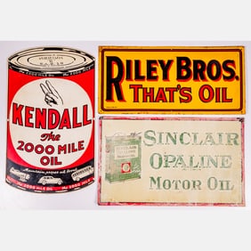 Collection Of Motor Oil Signs