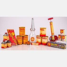 Collection Of Shell Service Station Item
