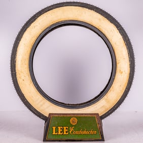 Lee Of Conshohocken Tire Display And White Wall Tire,