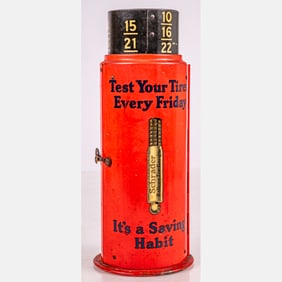 Schrader Tire Gauge Countertop Display,