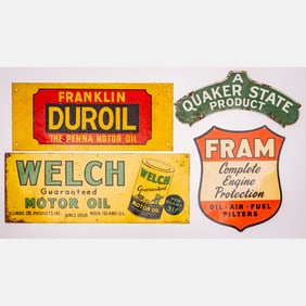 Collection Of Motor Oil Signs