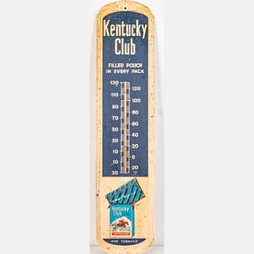 Kentucky Club Thermometer Sign