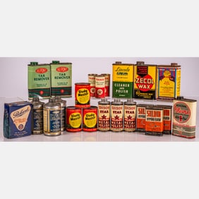 Collection Of Automotive Cleaners And Polishes