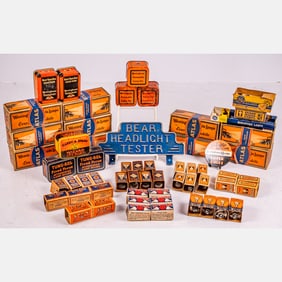 Collection Of Automobile Lamps And Light Bulbs