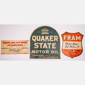 Collection Of Motor Oil Signs