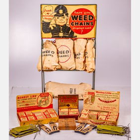 Weed Chains Tire Chains Display Rack,