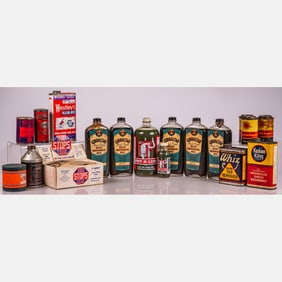 Collection Of Automotive Fluids And Cleaners