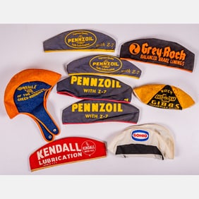 Collection Of Service Station Caps And Hats