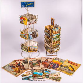 Collection Of Vintage Gas Station Travel Postcards
