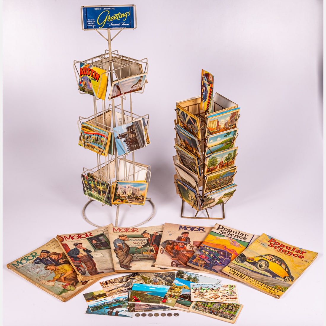 Collection Of Vintage Gas Station Travel Postcards (1 of 7)