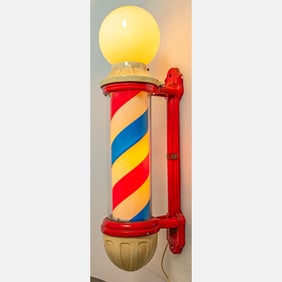 Theo A. Kochs Lighted Barber Pole