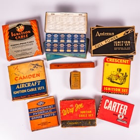 Collection Of Automobile Ignition Related Items