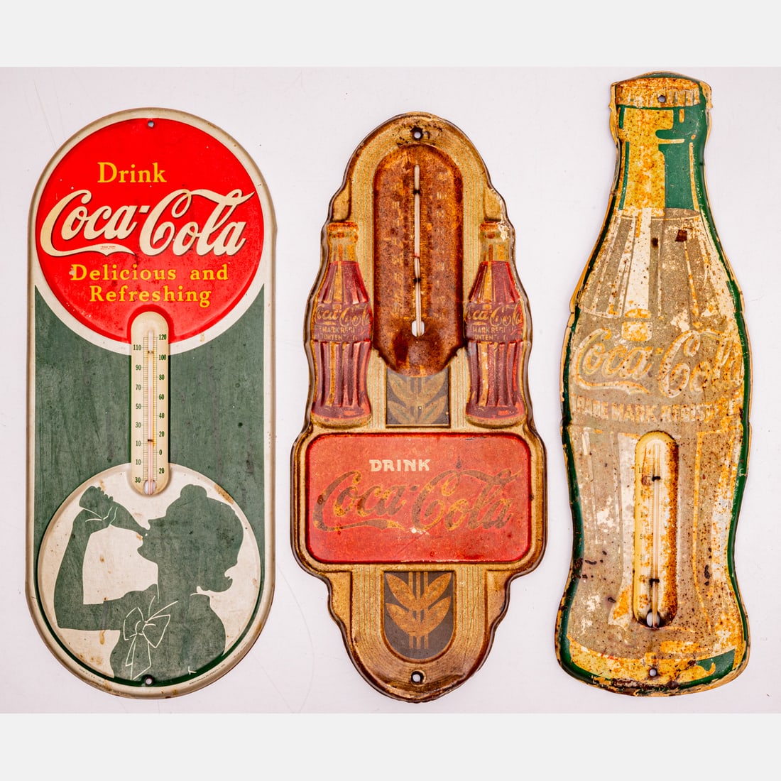 Coca-Cola Thermometer Signs (1 of 9)