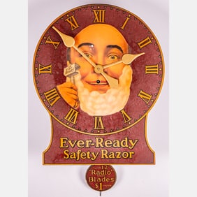 Ever-Ready Safety Razor Clock