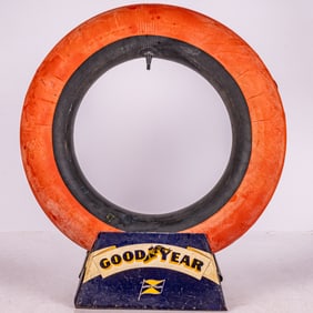 Goodyear Tire Display Stand And Tube