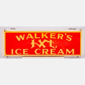 Walker’s Ice Cream Lighted Sign