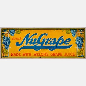 Nu-Grape Advertising Sign