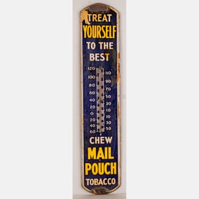 Mail Pouch Tobacco Thermometer Sign