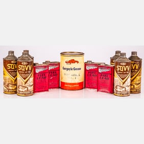 Collection Of Automotive Liquid Cans