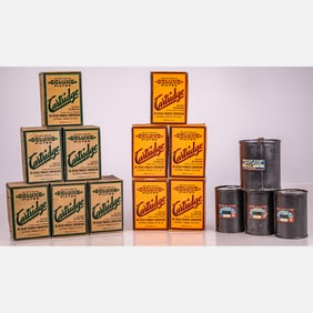 Collection Of Oil Filter Cartidges And Oil Filters