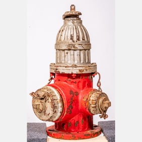 R.D. Wood Co. Cast Metal Fire Hydrant