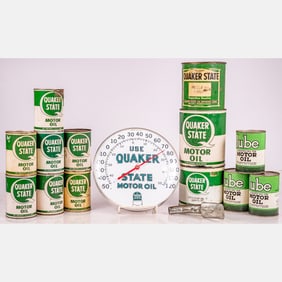 Collection Of Quaker State Motor Oil Themed Articles