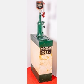 A Hand Crank Motor Oil Lubester