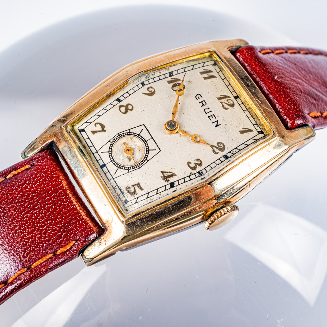Gruen 10K Yellow and White Gold Filled Watch (1 of 9)