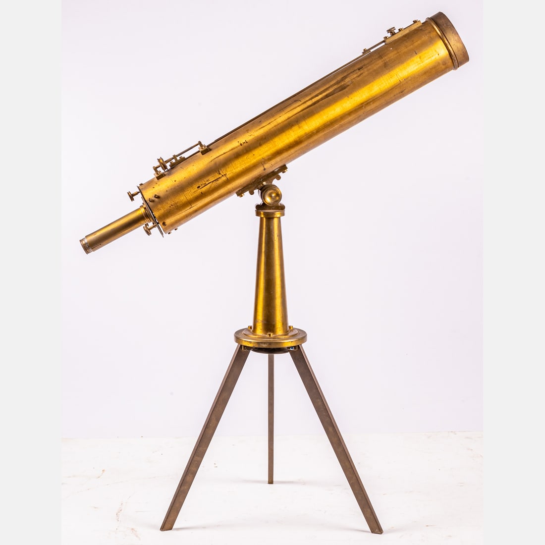 English Brass Reflecting Telescope, (1 of 9)