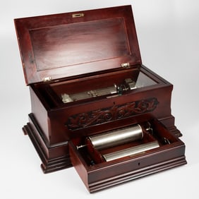 Swiss Mermod Freres Cylinder Music Box
