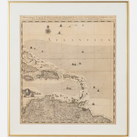 Map of the British Empire in America by Henry Popple