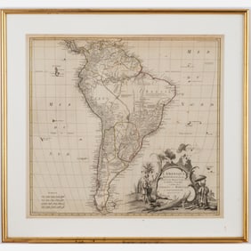 Covens & Mortier L'Amerique Meridionale Map