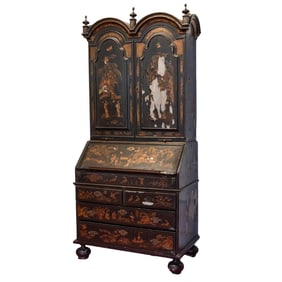 Queen Ann Japanned Secretary Book Case