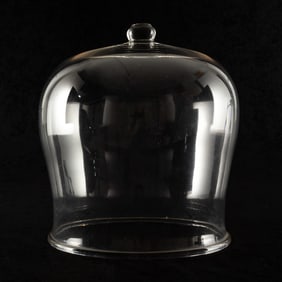 Large Laboratory Glass Domed Bell Jar Vacuum Chamber