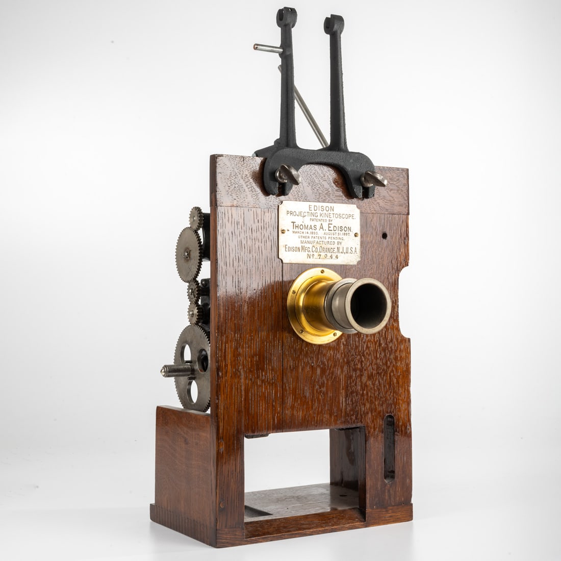 An Edison Projecting Kinetoscope Head N. 7044 (1 of 6)