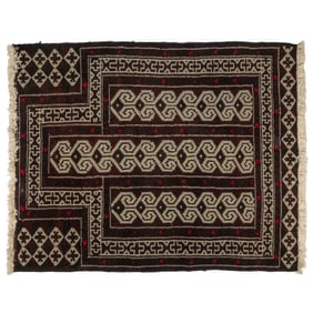 A Persian Turkoman Prayer Rug