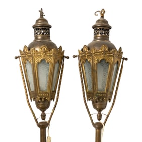 A Pair of French Procession Lanterns