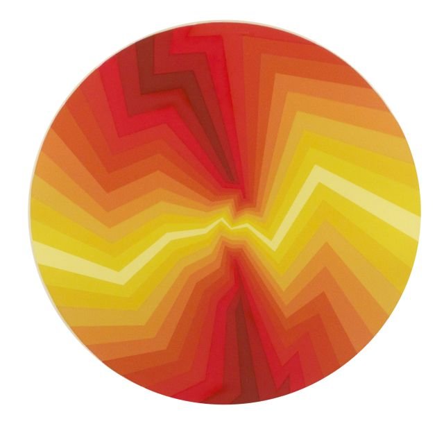 Roy Ahlgren (1927-2011) Redondo, Silkscreen on paper: Roy Ahlgren (1927-2011) Redondo, Silkscreen on paper, Signed and dated 1976 in image. Numbered 30/50. Image diameter: 18 in.