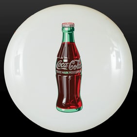 SSP Coca-Cola Advertising Button Sign