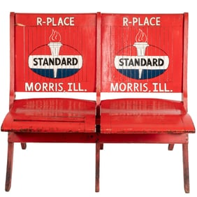 R-Place Folding Double Seat Bench,