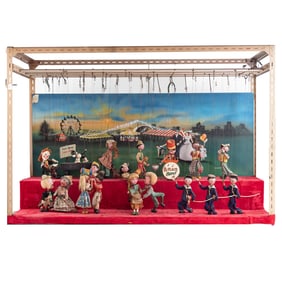 R-Place Vintage Animated Mechanical Pelham Puppet Show