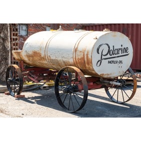 Polarine Standard Oil Co. Horse-Drawn Oil Tanker